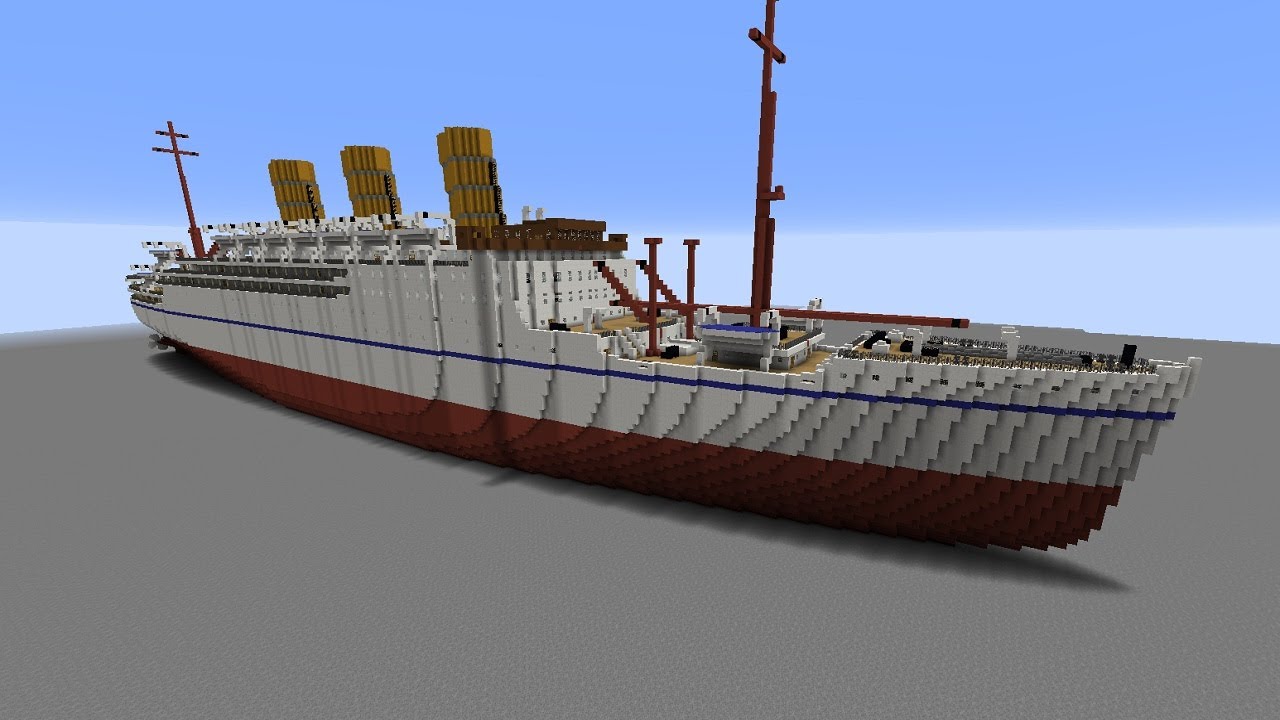 Minecraft! RMS Strathnaver!