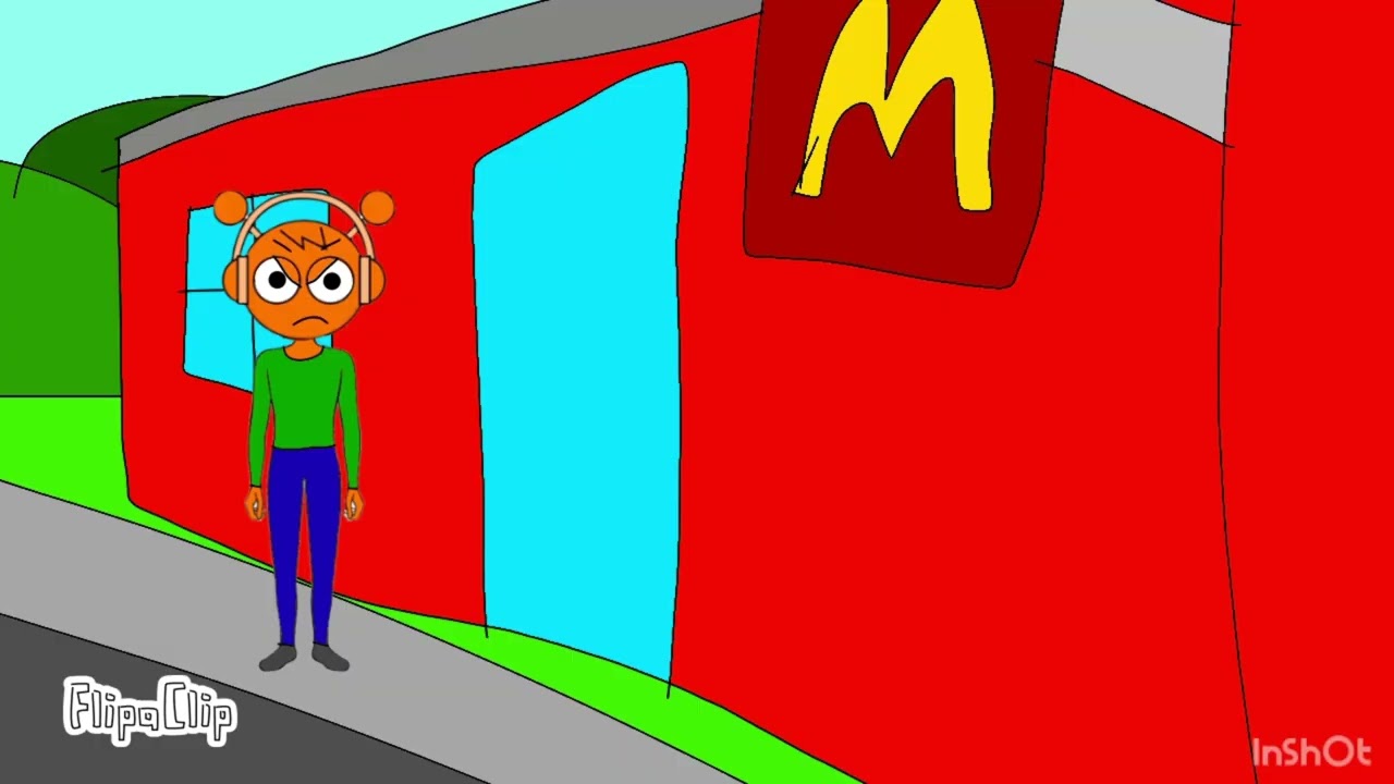 O Oren fez violência no Mc donalds (É na casa da wenda) (E Destruiu tudo e foi preso)