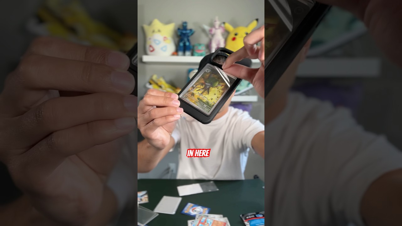 Customizing My Phone Case with Pok&eacute;mon Cards!!