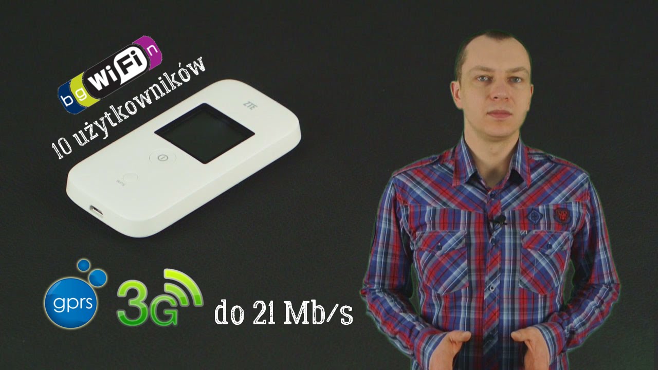 Przenośny router na kartę SIM ZTE MF65+ z polskiej dystrybucji.