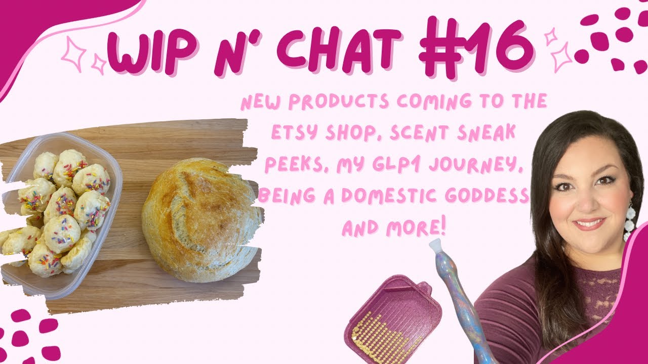 Diamond Painting WIP & Chat - new products coming to the shop, my GLP1 journey, and more!