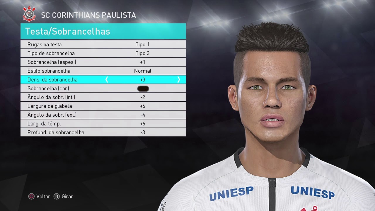 ⚽PEDRINHO CORINTHIANS PES 2018 FACE EDIT ⚽