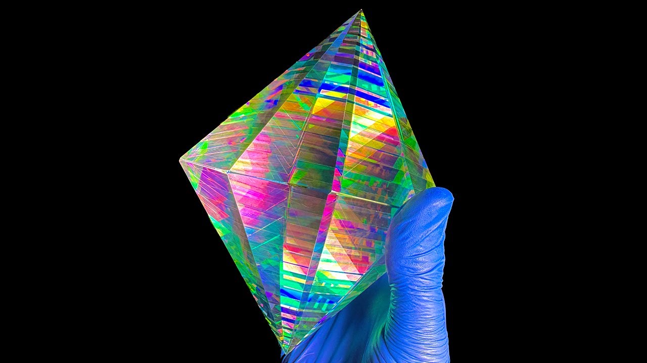 I made a Dichroic Hyper-Diamond out of Glass