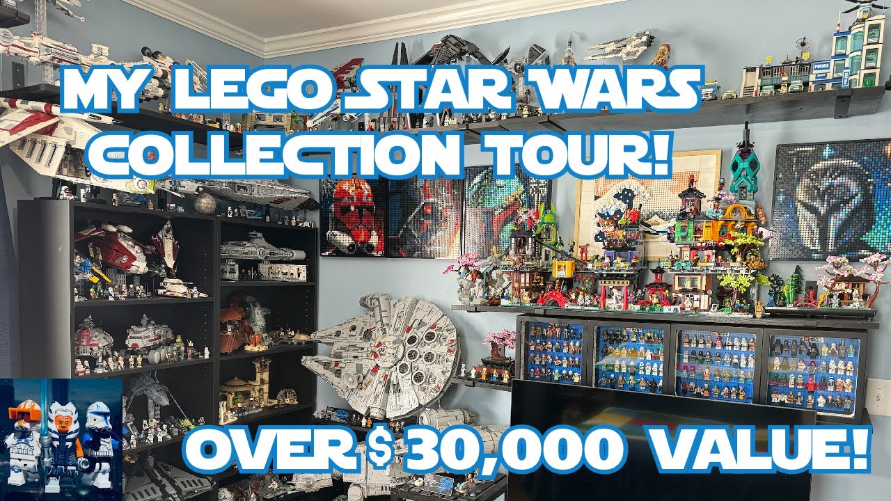 ПОЛНЫЙ обзор моей коллекции LEGO Star Wars!! Стоимостью более $30 000!
