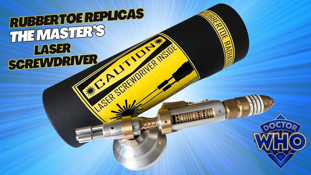 Реплики Rubbertoe &mdash; Лазерная отвёртка Мастера &mdash; Обзор #doctorwho #sonicscrewdriver #drwho