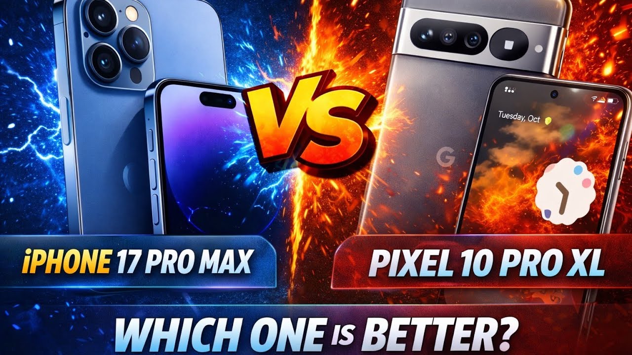 iPhone 17 Pro Max vs Google Pixel 10 Pro XL 🔥 Full Comparison | Camera, Performance & Battery Test 