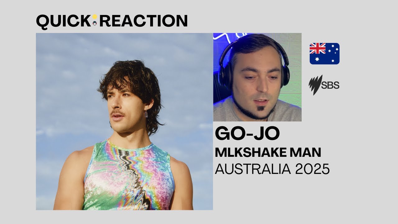 🇦🇺 Muy divertido | Go-Jo - Milkshake Man (Reacción en español) | Australia Eurovision 2025