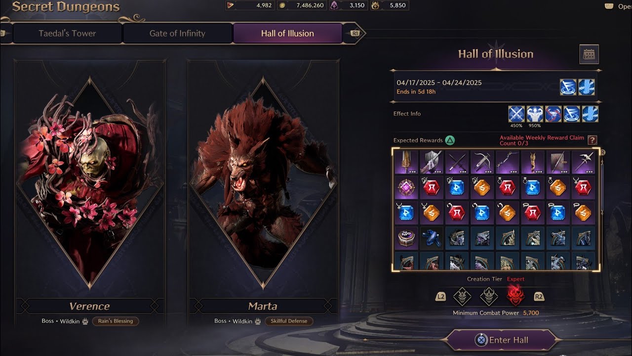 Expert Solo Hall Of Illusion Marta Complete #throneandliberty