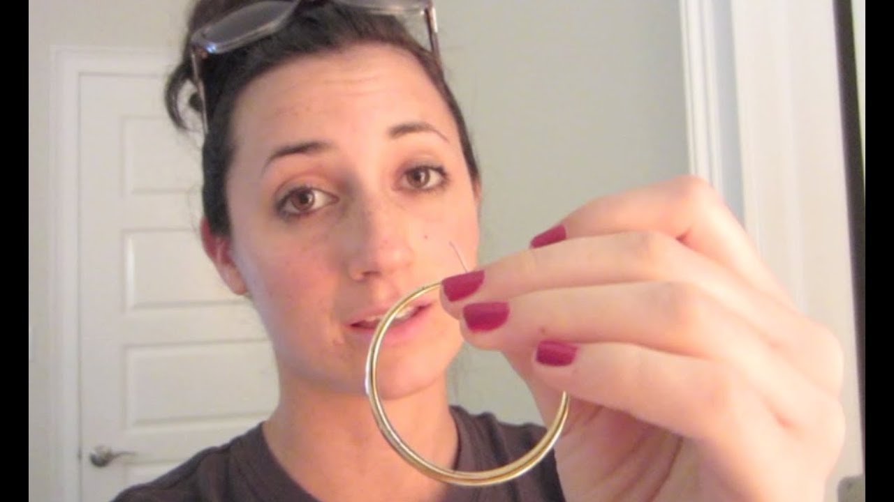 Girl Pierces Her Own Nose! (11/2/11)
