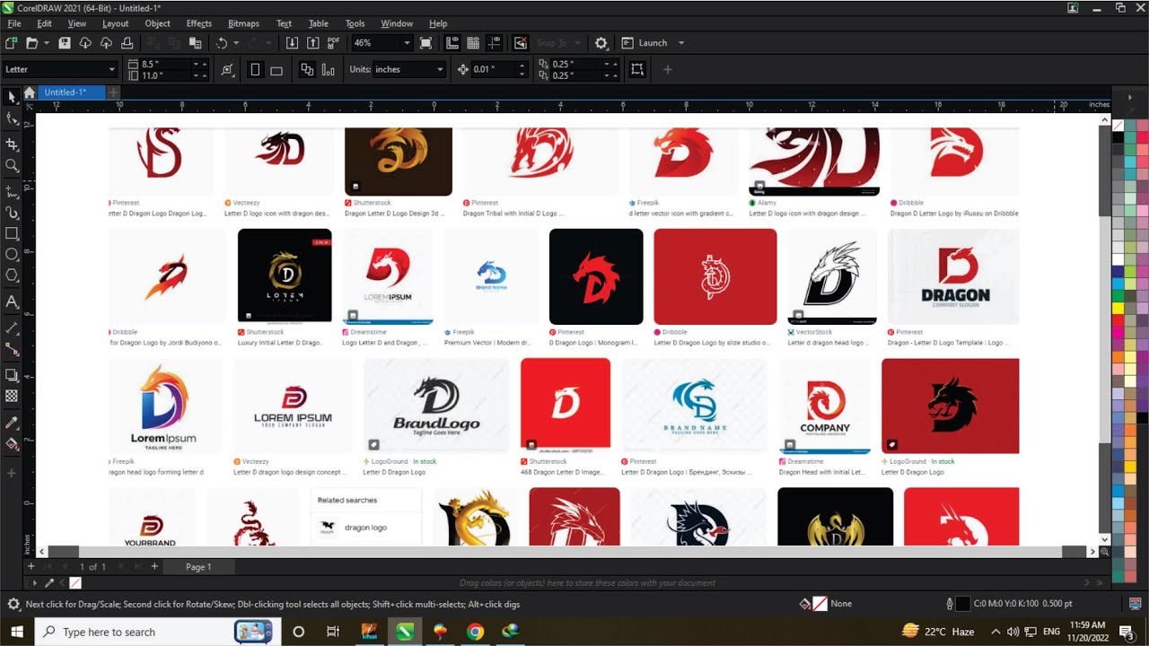 Dragon Logo Design Tutorial - Latest Coreldraw Techniques For Pro & Beginner- Ahsan Sabri