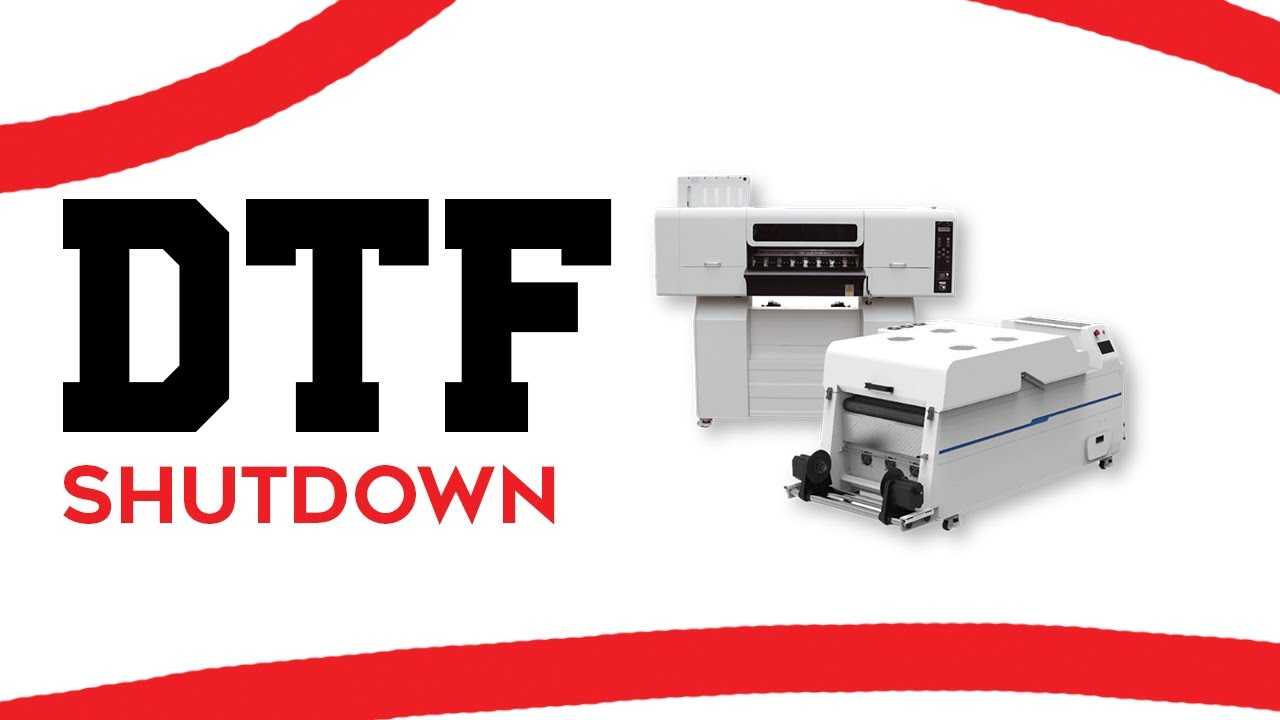 DTF Commercial Printer Daily Shutdown Ritual