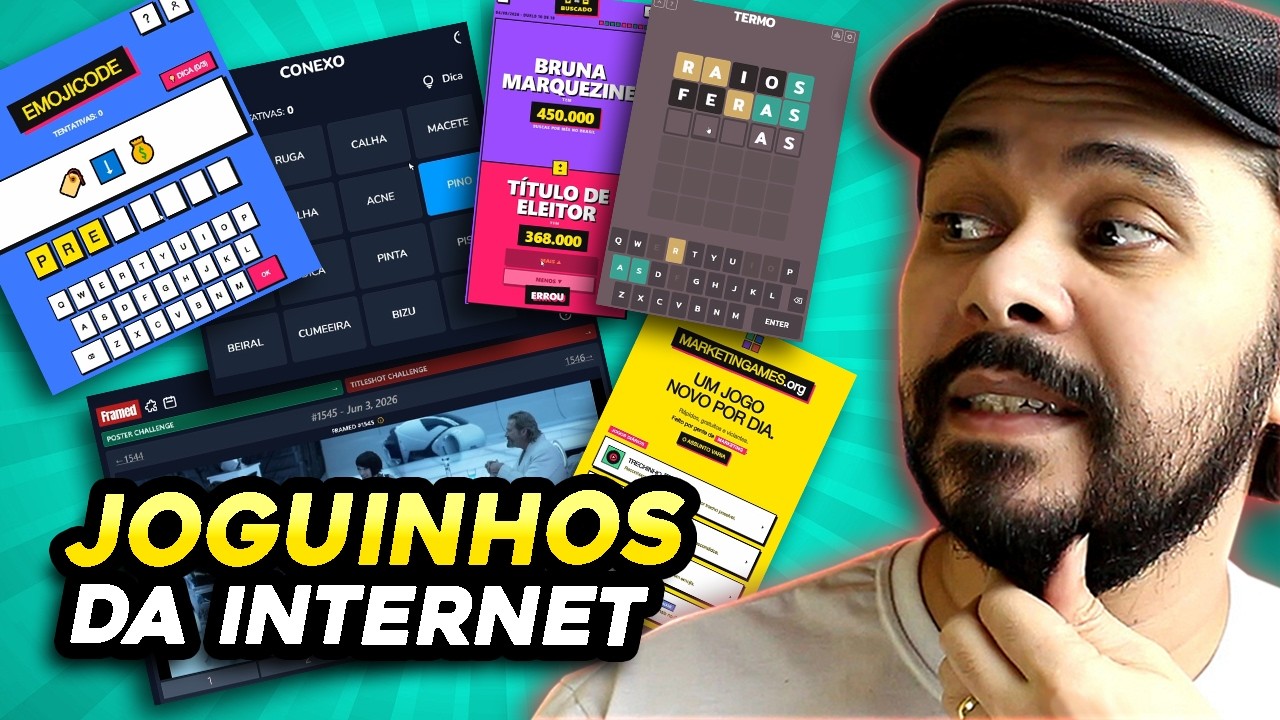 Um COMBO de JOGOS DA INTERNET para voc&ecirc;s!