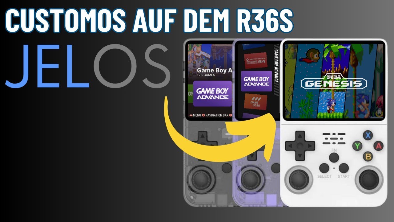 JelOS auf dem R36S - Custom Firmware - Tutorial (Deutsch)