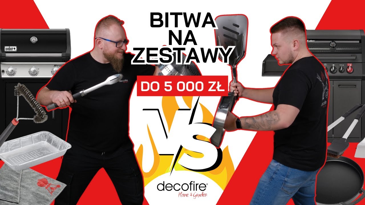 🔥 Zestaw grillowy do 5000 zł ⚔️ Bitwa | DECOFIRE