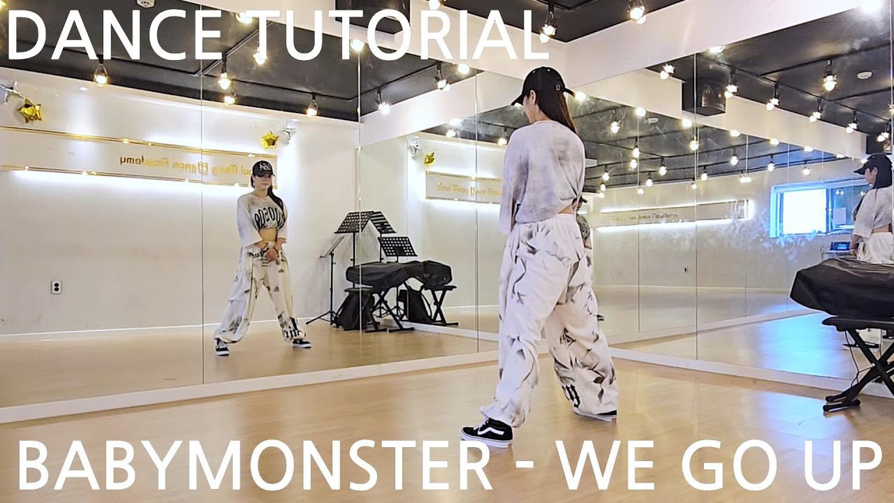 BABYMONSTER(베이비몬스터) - WE GO UP 카운트 거울모드 안무배우기 (mirrored tutorial)