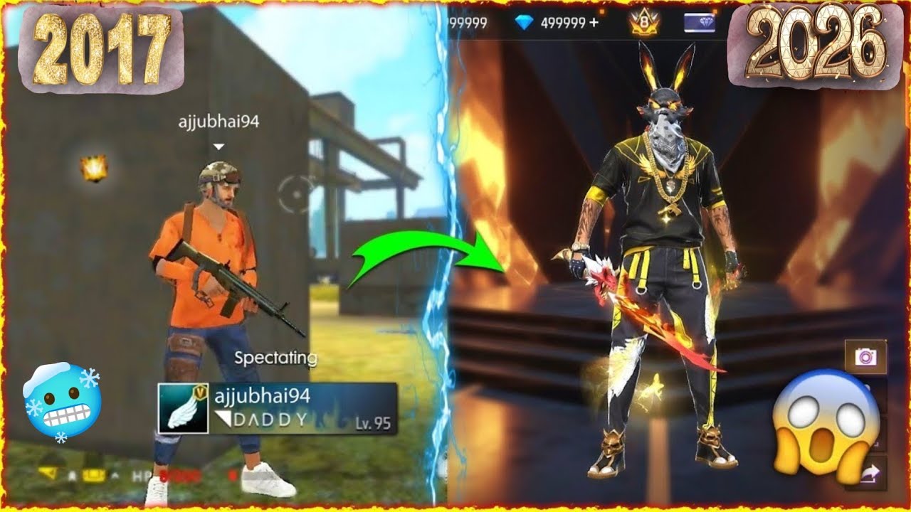 🥶 2017 Old  Player ID Search 🤯 In 2026||PART 2 || ! Old Elite pass 🏷️ ||Richest 🤑 Collection OMG 😰