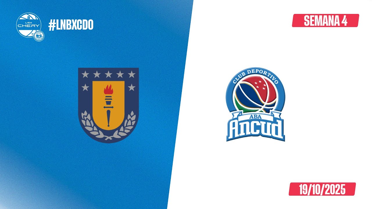 🏀Basket UdeC vs ABA Ancud - Liga CHERY by Cecinas Llanquihue Semana 4