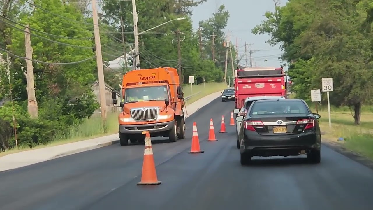 Road Work in Sullivan County, NY, Including East Broadway in Monticello