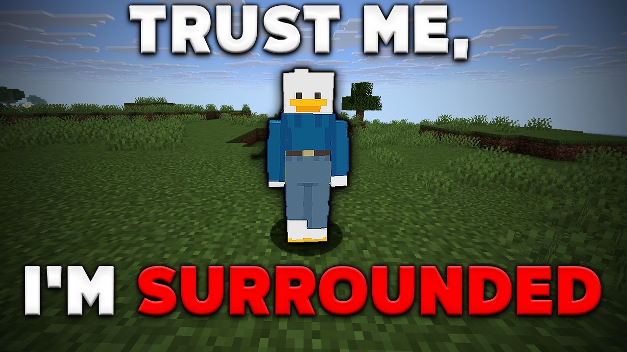 Beating Minecraft with INVISIBLE Mobs