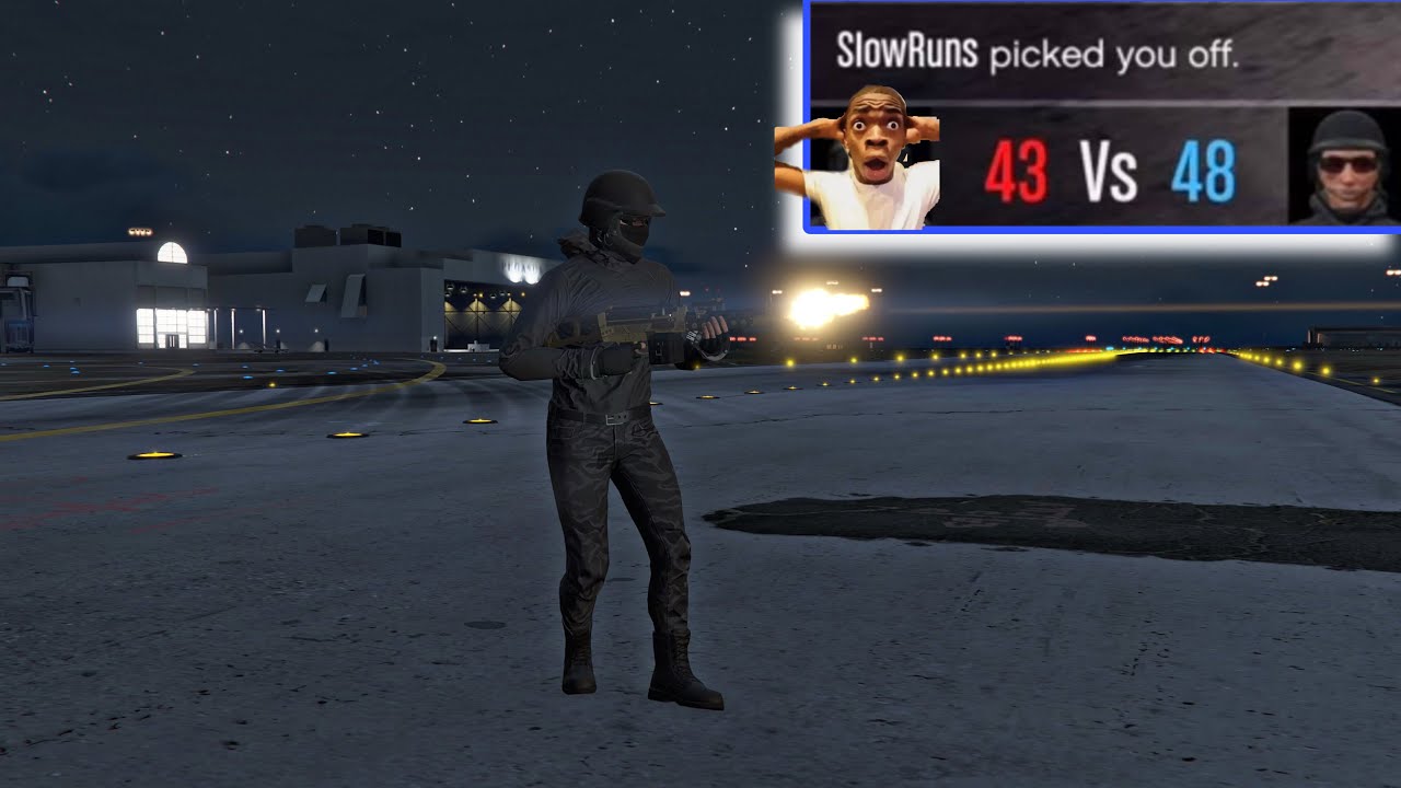 I played this Vexs leader at airport and this is how it went. (GTA 5 Online)