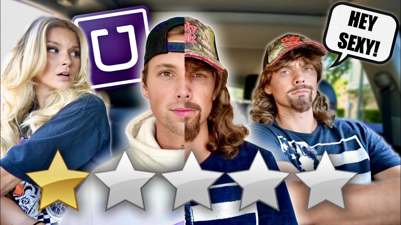 PICKED UP MY GIRLFRIEND IN AN UBER UNDER DISGUISE!! *She Ran*