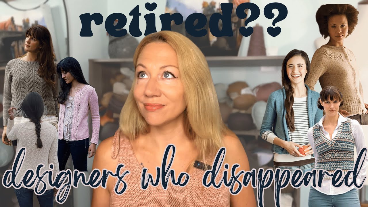 8 Retired Knitting Pattern Designers You Should Know | Timeless Knitwear Designs #knittingvlog