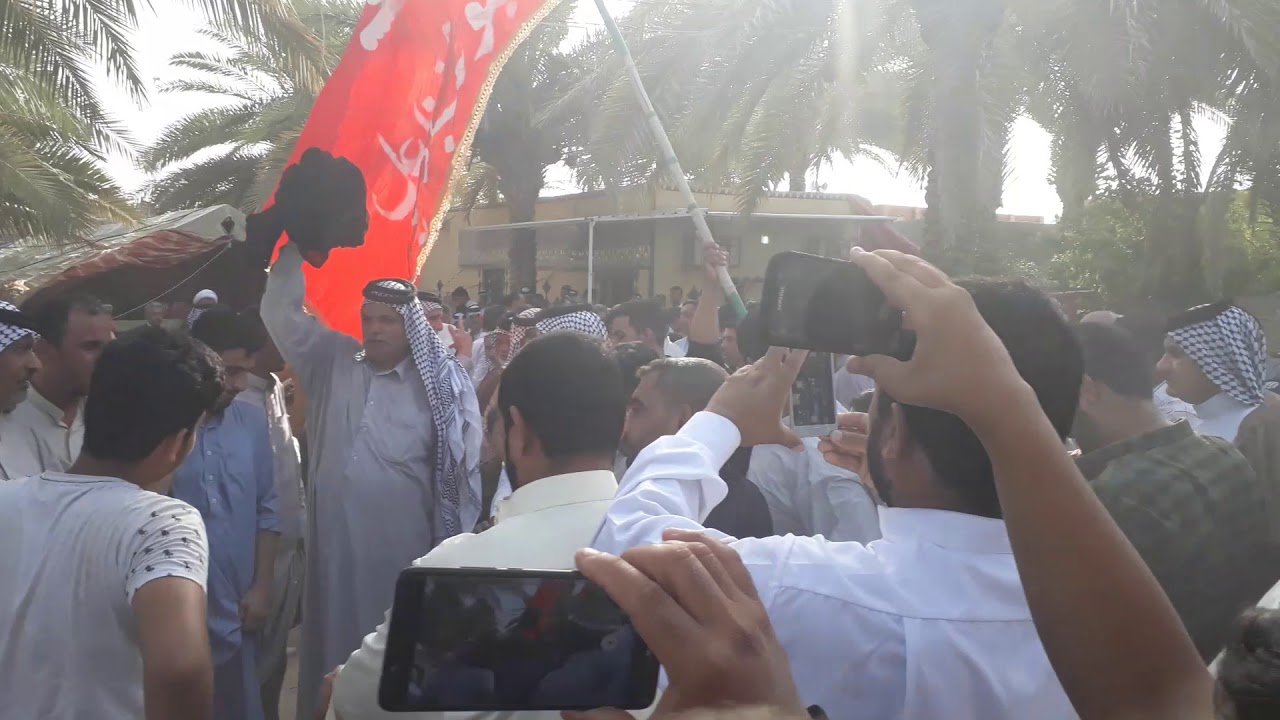 المهوال خليل الجبوري في تشييع الشيخ الحاج رزاق رباط  الخزاعي  كربلاء 2018
