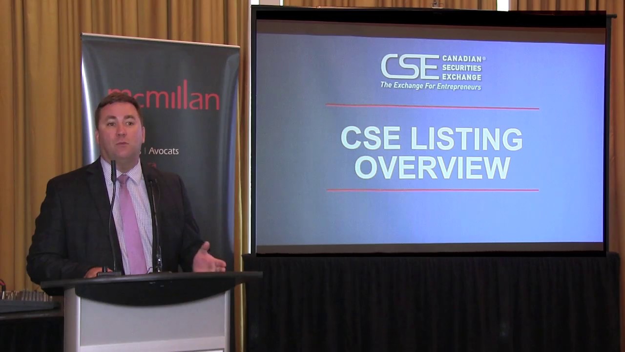 Mark Faulkner Presents: What are the Listing Requirements on the CSE?