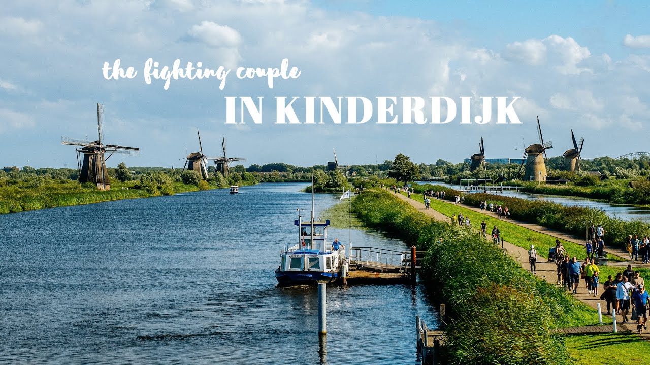 Kinderdijk (Nederland) - De windmolens van UNESCO-werelderfgoed verkennen (4K)
