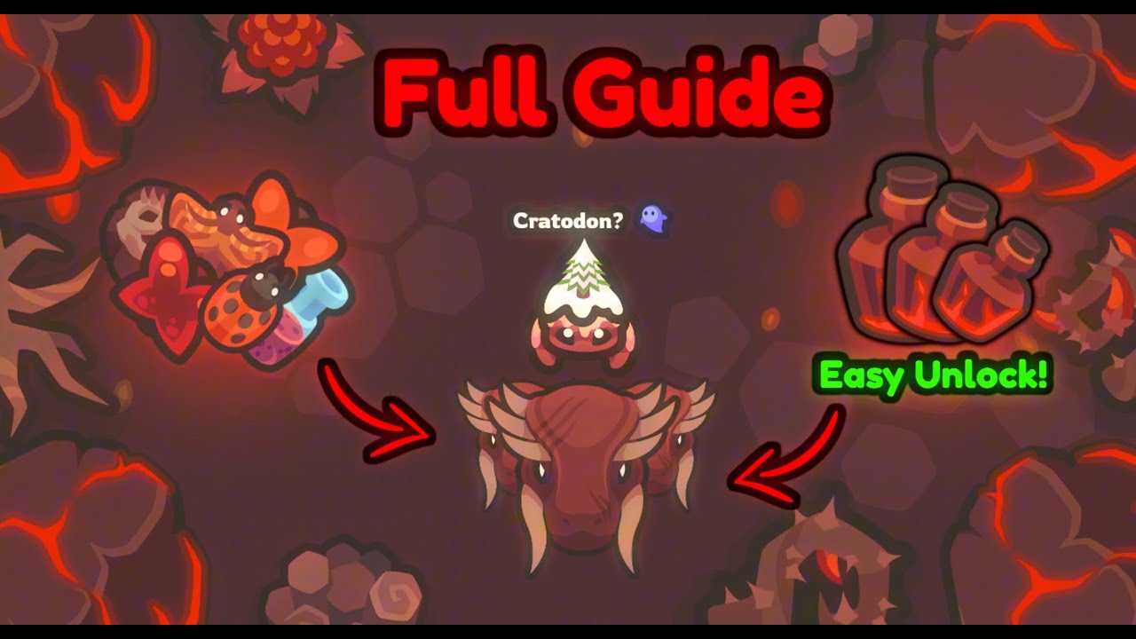How To Unlock The Cratodon Pet In Taming.io! | Full Guide