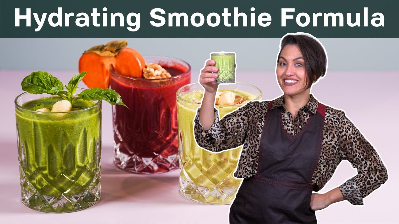 HYDRATING SMOOTHIE! | How to make smoothies for dehydration recovery | Green Smoothie Tips