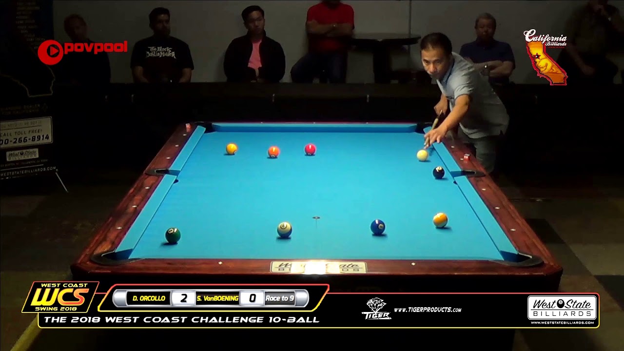 West Coast Swing: Unreleased! #8 - Shane VanBOENING vs Dennis ORCOLLO / 2018 WCS 10-Ball Challenge