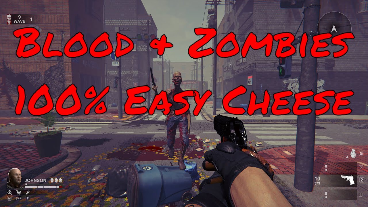 Blood And Zombies 100% Achievements - SOLO EASY CHEESE