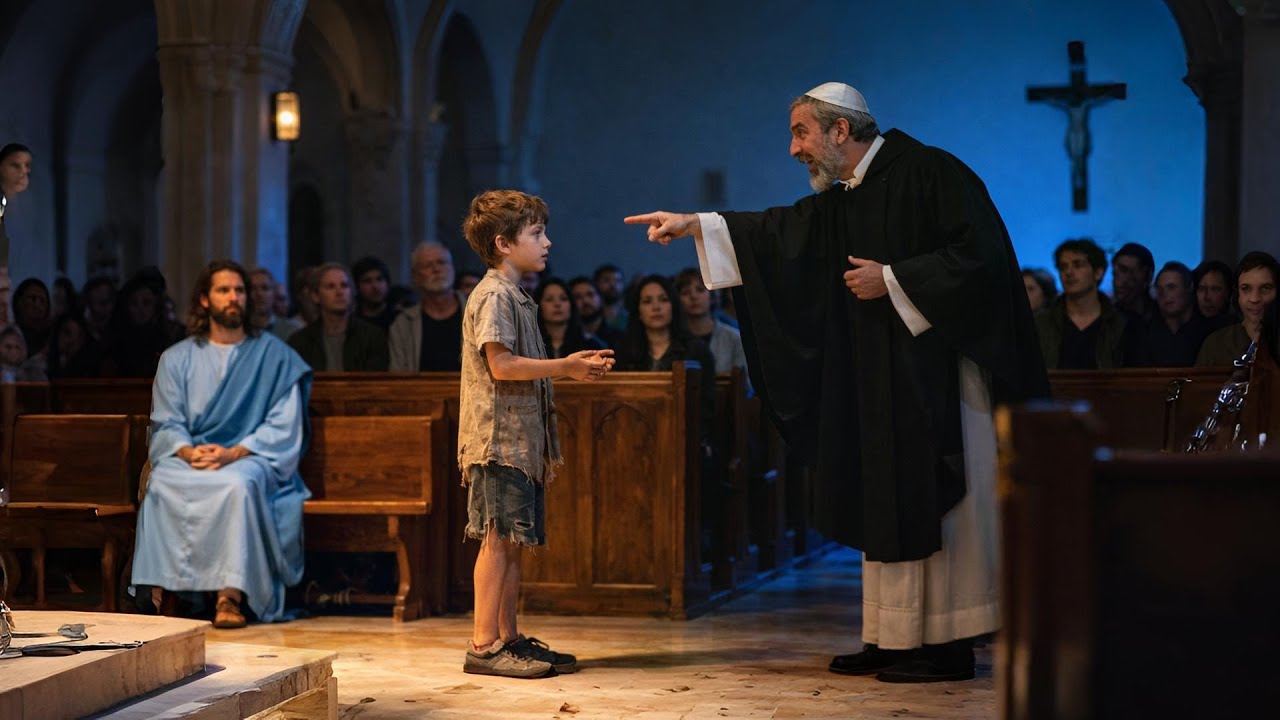 CALE-TE! PADRE HUMILHOU MENINO NA IGREJA... MAS JESUS ESTAVA ALI E NÃO DEIXOU PASSAR