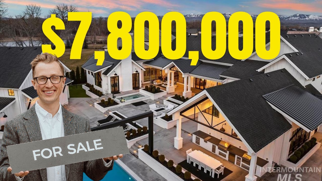 $7.8 MILLION DOLLAR HOUSE TOUR - EAGLE IDAHO