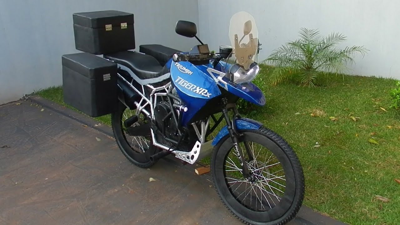 FIZ OS BAÚ, PROTETOR DE CARENAGEM E PROTETOR DE MÃO PARA TIGER