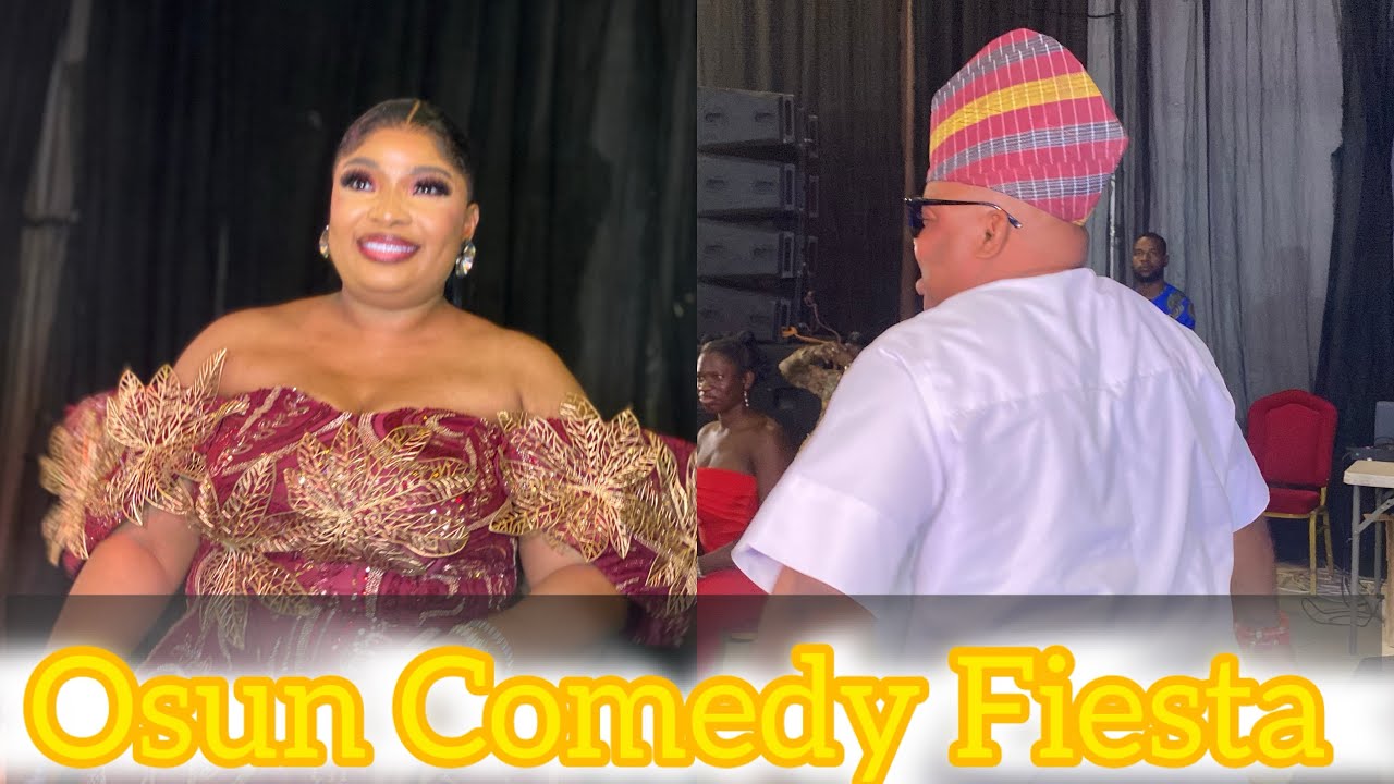 AMAZING MOMENT AT THE OSUN COMEDY FIESTA BY HON LAIDE BAKARE AS THE GOVERNOR SHOWS DANCING SKILLS 