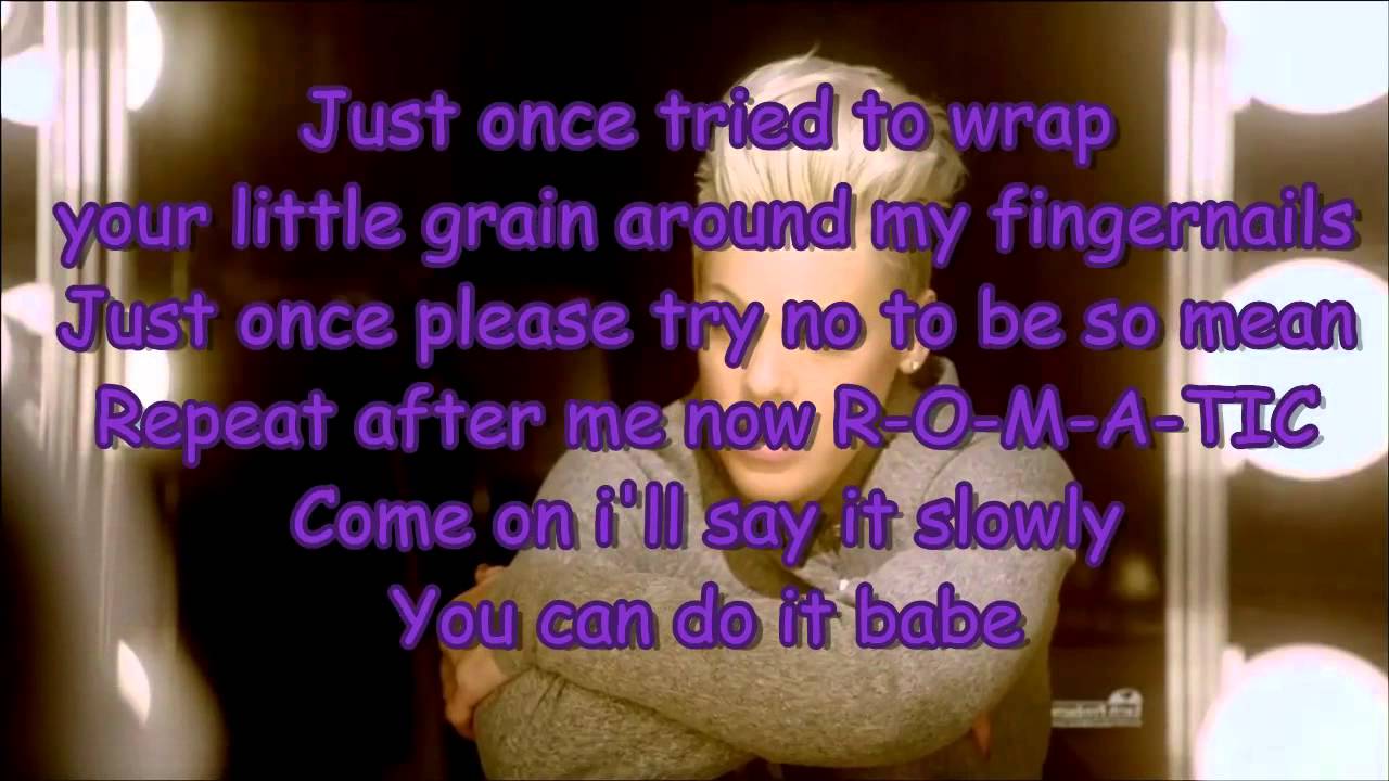 Pink - True love ( lirics official + clip)