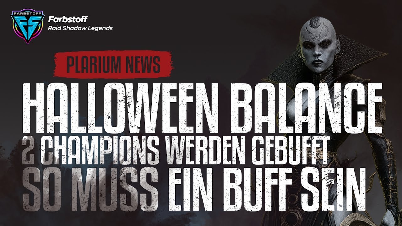 Raid: Shadow Legends - Halloween 2025 Buffs stehen an - 2 Champions - So sollte ein Buff aussehen