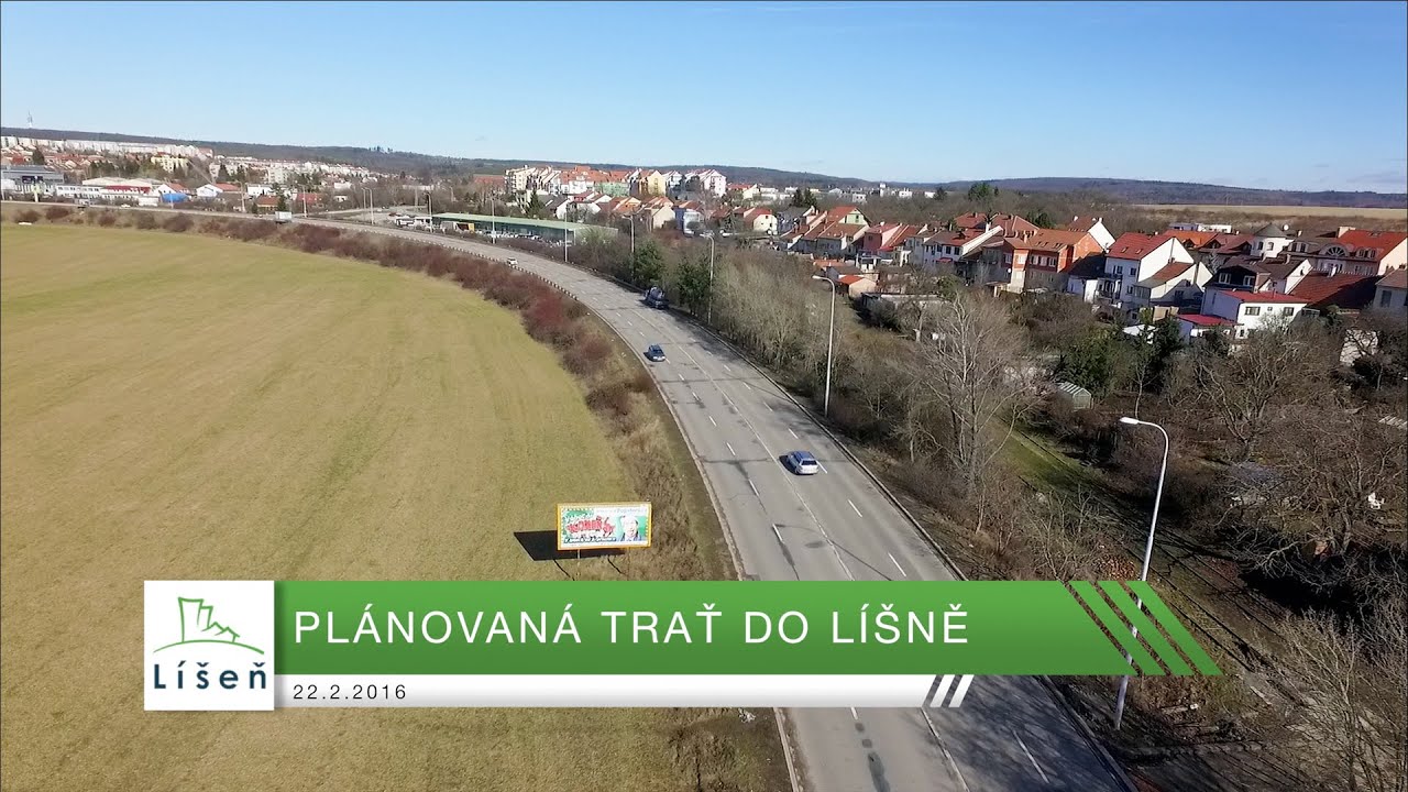 Plánovaná trať do Líšně