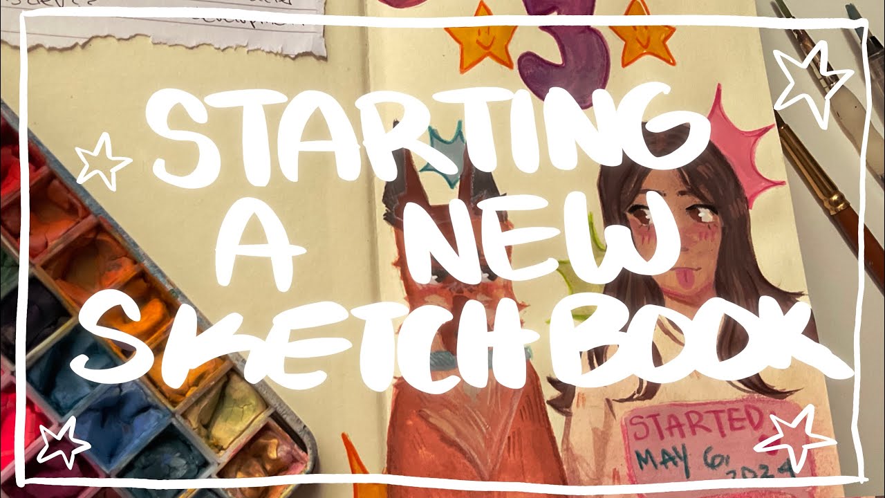 start a new sketchbook with me!!