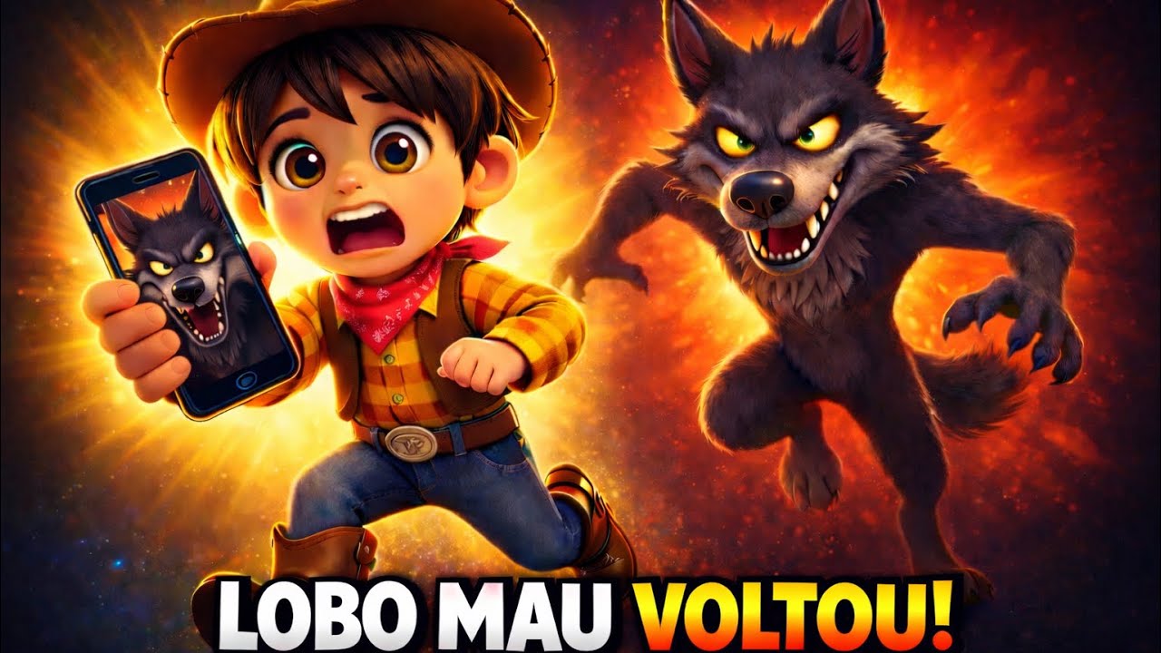 Larga o Celular! O Lobo Mau Voltou 🐺😱 | Música Infantil