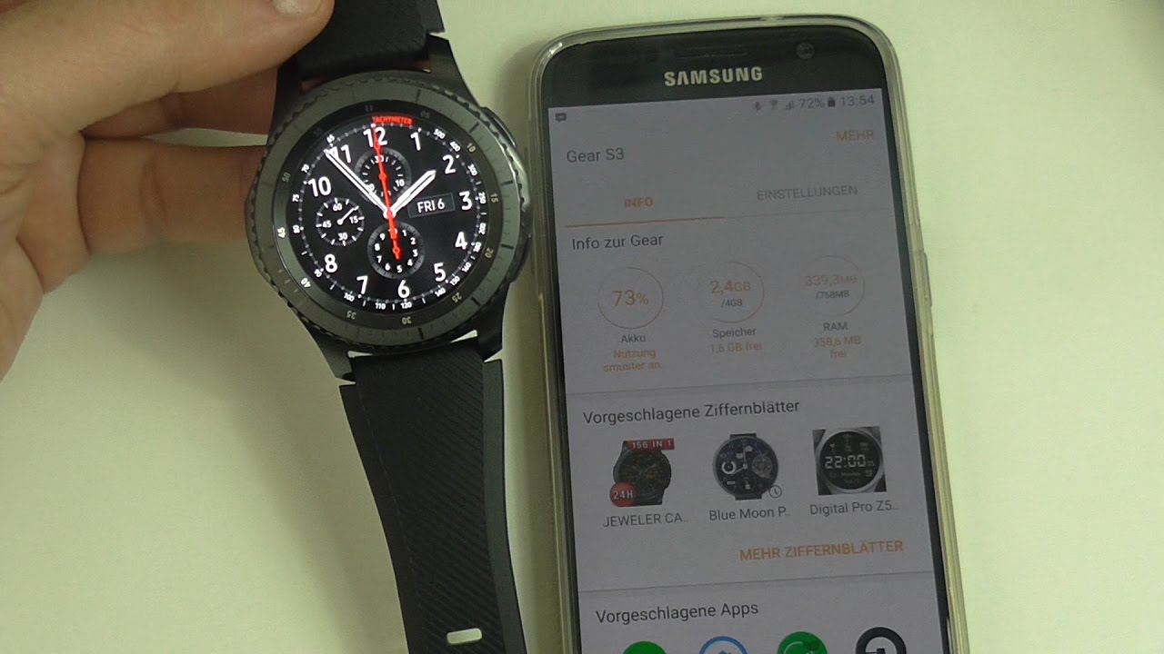 Samsung Gear S3 Frontier Unboxing + Installation: Die Android Smartwatch? (Deutsch)