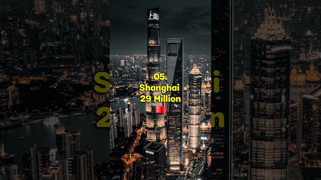 Top 10 cities of World with most Population #population #usapopulation #usa #foryou #fyp #goviral