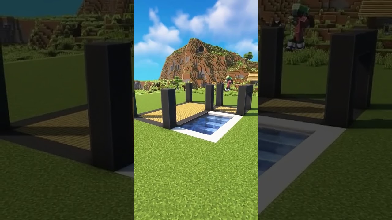 Minecraft easy modern house Minecraft Kolay Modern Ev🏠 #shorts