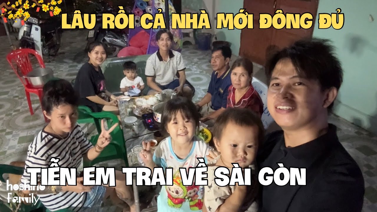 HOSHIHO Tết 2025 | L&acirc;u Rồi Cả Nh&agrave; Mới Đo&agrave;n Tụ Đ&ocirc;ng Đủ | Tiễn Em Trai Về S&agrave;i G&ograve;n