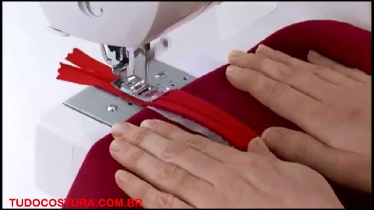 Sapata, Calcador de Pregar Zíper Invisível. 