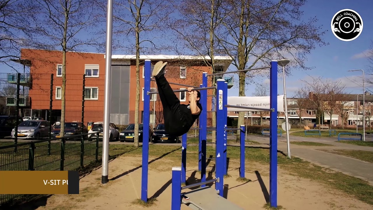 V-sit Pull-ups