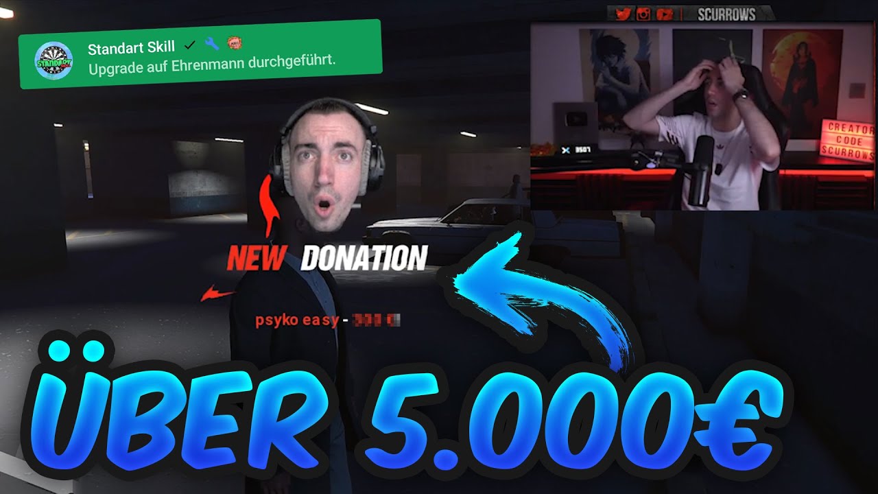 💎 SPENDEN ESKALATION bei SCURROWS: &Uuml;ber 5.000&euro;?!? 😲