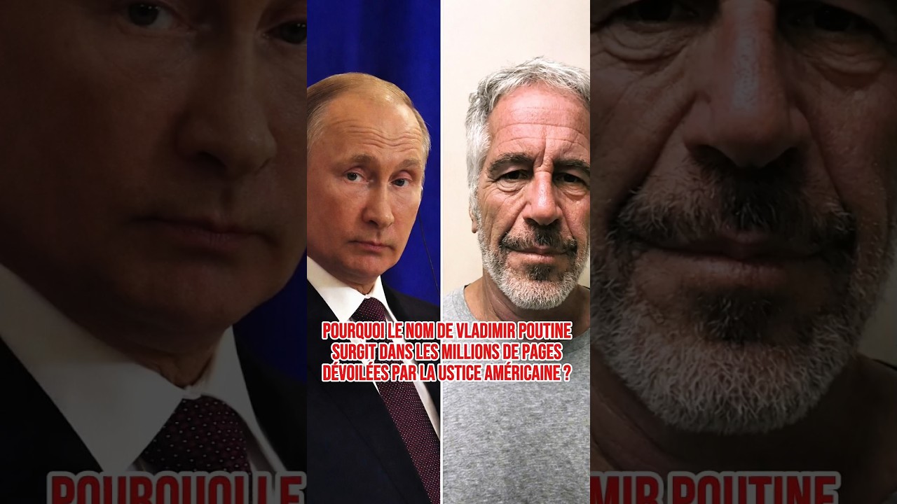 LE NOM DE POUTINE APPARA&Icirc;T DANS L'affaire Epstein. #actualiteinternationale #trump #poutine
